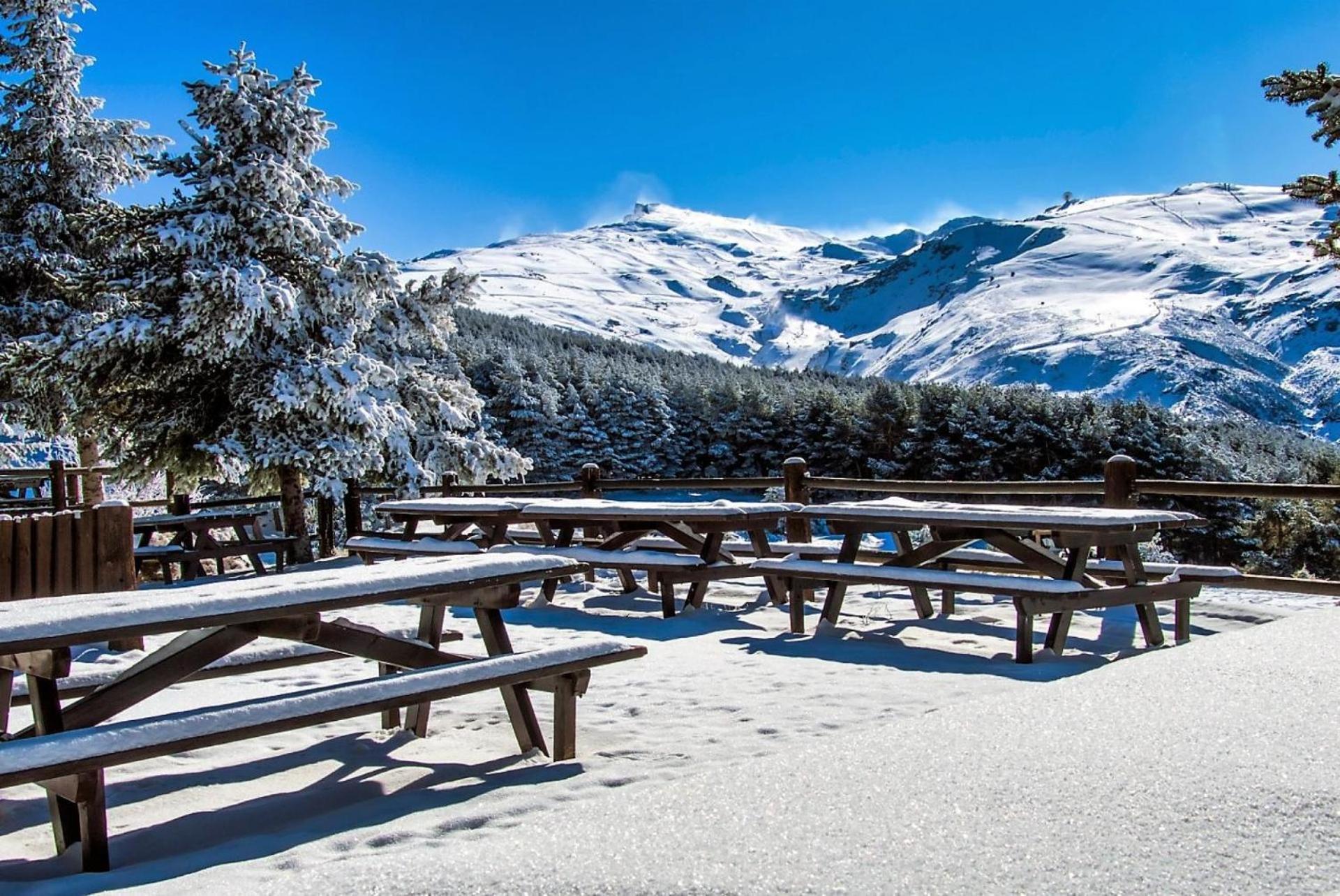 Ski & Snow Apartmentos By Todosierranevada - Plaza Principal Junto A Los Telecabinas Sierra Nevada Ngoại thất bức ảnh